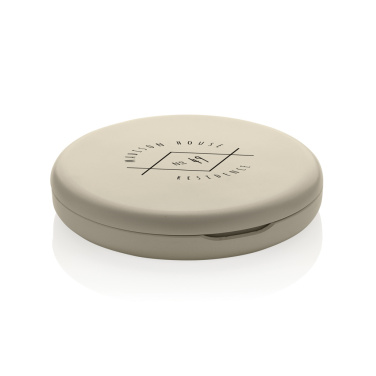 Logo trade business gift photo of: Lumora RCS recycled plastic LED re-chargeable make-up mirror