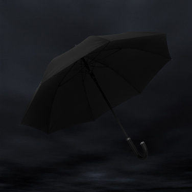 Logotrade promotional merchandise picture of: Swiss Peak Vero Aware™ RPET 25” umbrella w luxe handle