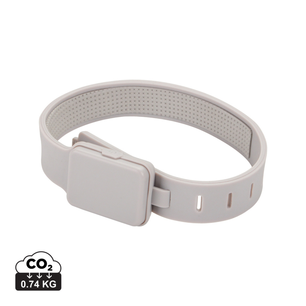 Logo trade promotional gifts image of: Lumi Sprint RCS rplastic LED re-chargeable running light