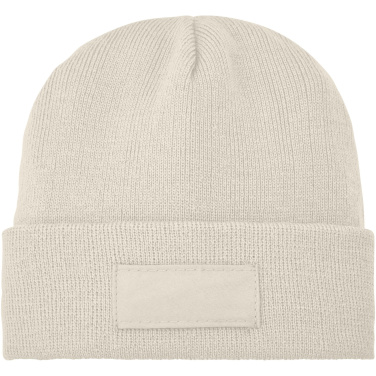 Logo trade promotional items image of: Boreas beanie with patch