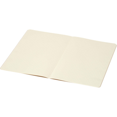 Logotrade promotional product picture of: Slyk A5 kraft cahier notebook with dotted pages
