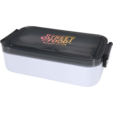 Logo trade promotional gifts picture of: Snappy lunch box and cutlery set