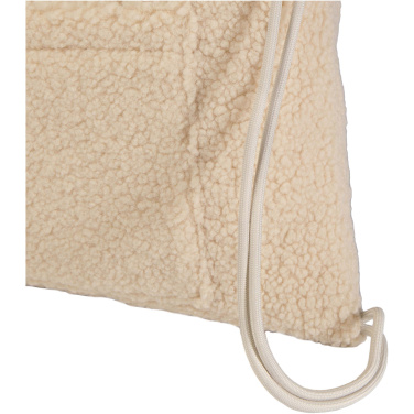 Logo trade advertising product photo of: Bear GRS recycled sherpa drawstring backpack 9L