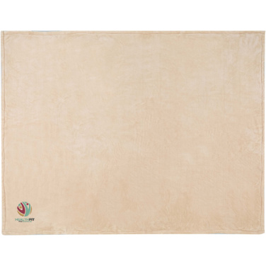 Logo trade advertising products picture of: Ashen GRS recycled sherpa blanket