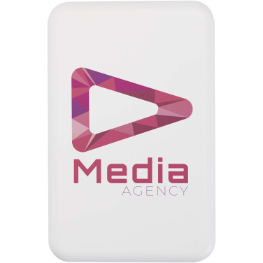 Logo trade promotional gifts picture of: Acrab 10.000 mAh 15W magnetic wireless power bank with 20W PD - made from recycled plastic