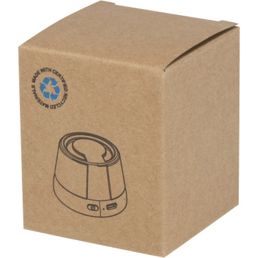 Logotrade promotional merchandise image of: Horna 3W recycled plastic magnetic wireless speaker