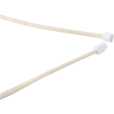 Logo trade promotional item photo of: Adhab smartphone lanyard with bamboo details