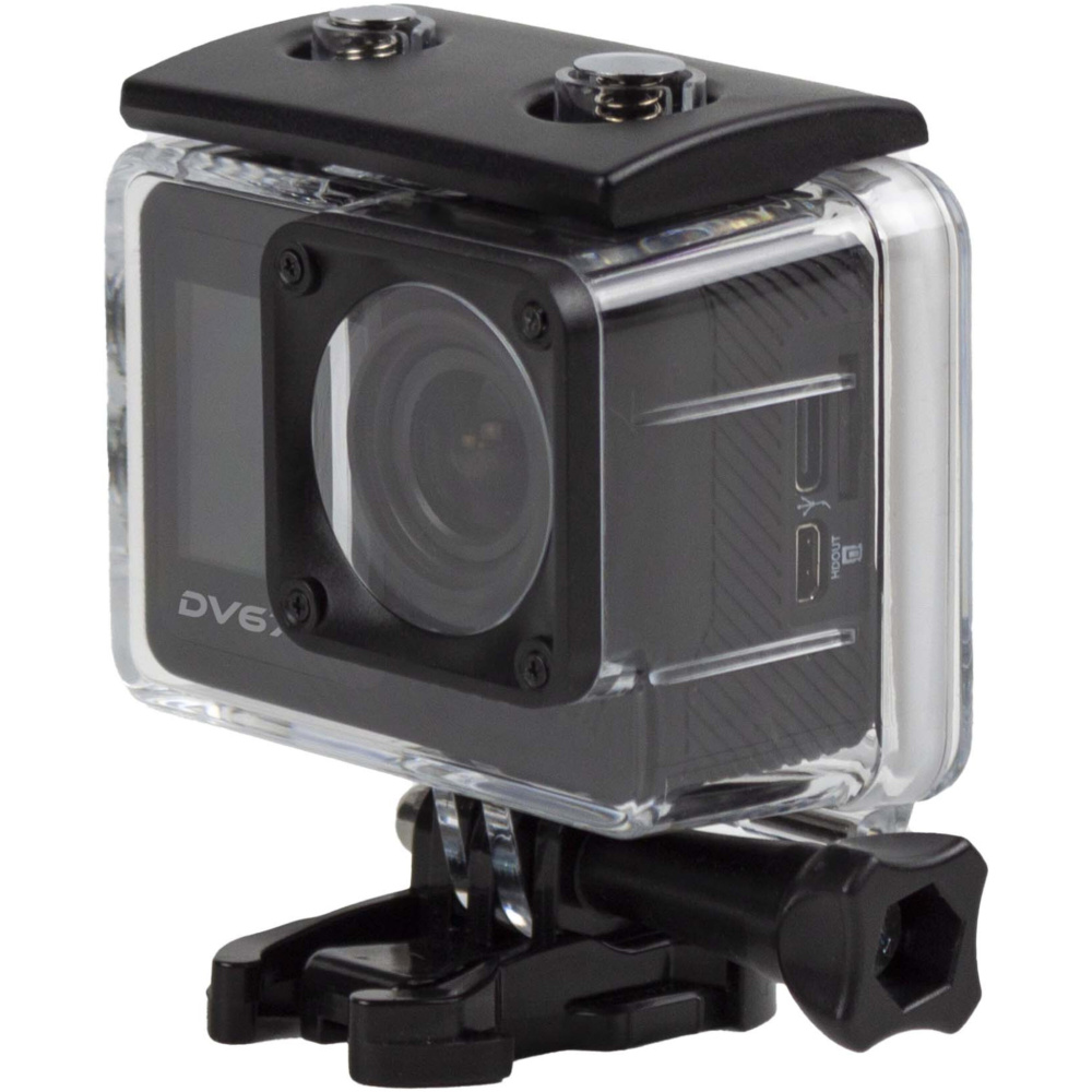 Logo trade promotional item photo of: Prixton DV670 4K dual screen action camera