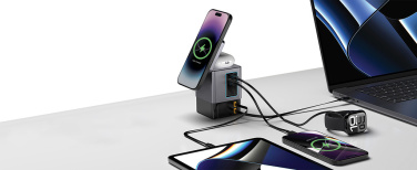 Logo trade promotional items image of: Urban Vitamin Sacramento 105W GAN charger+retractable cables