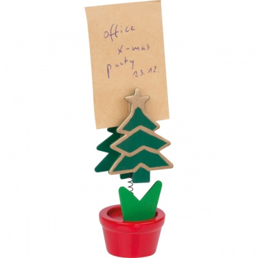 Logo trade promotional merchandise photo of: Christmas tree clip WINNIPEG