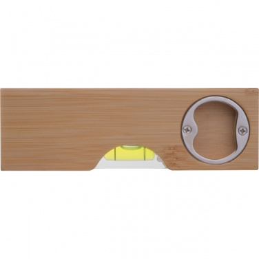 Logo trade promotional giveaways image of: Spirit Level with Bottle Opener FLORIDA
