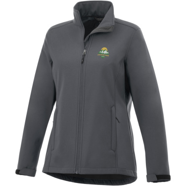 Logo trade promotional giveaway photo of: Maxson women's softshell jacket