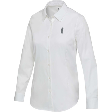 Logo trade corporate gift photo of: Citrine twill women's shirt