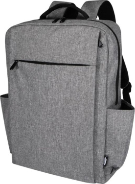 Logotrade corporate gift picture of: Libra 15” GRS recycled laptop backpack 15L