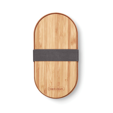 Logotrade corporate gift picture of: Black+Blum Stainless Steel Double Bento Box