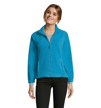 Logo trade advertising products picture of: NORTH WOMEN ZIPPED FLEECE