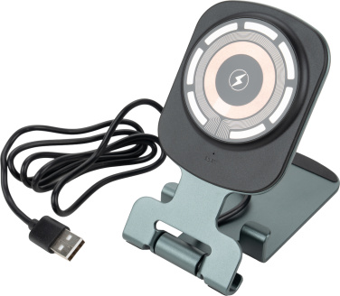 Logotrade corporate gift image of: Phone holder with wireless charger