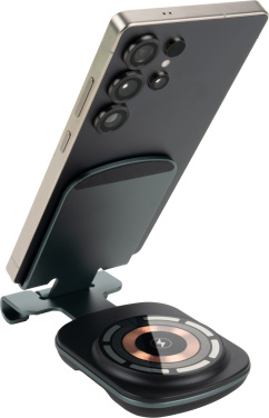 Logo trade promotional products image of: Phone holder with wireless charger