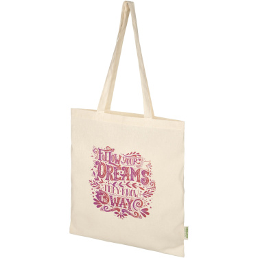 Logotrade promotional giveaways photo of: Odisha 100 g/m² OCS organic tote bag 7L