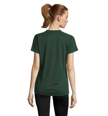 Logo trade promotional giveaway photo of: SPORTY WOMEN T-SHIRT POLYES