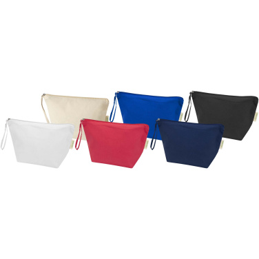 Logo trade promotional gift photo of: Odisha 180 g/m² OCS organic large accessory pouch 3L