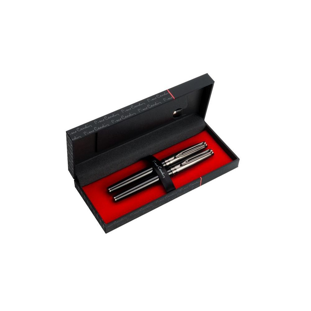 Logo trade promotional merchandise picture of: Writing set rollerball pen and fountain pen ODETTE Pierre Cardin