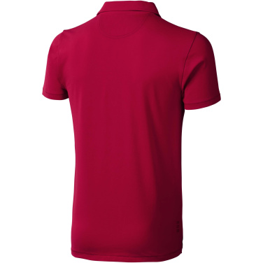 Logo trade promotional giveaways picture of: Markham short sleeve men's stretch polo