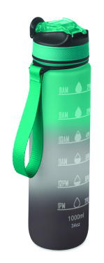 Logo trade promotional merchandise picture of: Sports water bottle RPET 1L
