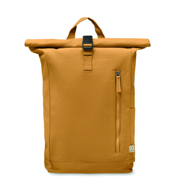 Logo trade corporate gifts image of: Roll top backpack 390 gr/m²