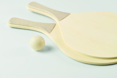 Logo trade promotional merchandise photo of: Beach racket set