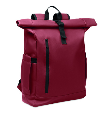 Logo trade promotional item photo of: Rolltop laptop rucksack 600D