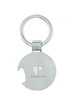 Logotrade promotional gift image of: Football keyring with opener