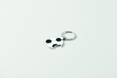 Logo trade promotional giveaway photo of: Football keyring with opener