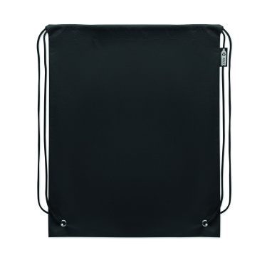 Logo trade corporate gift photo of: Drawstring bag RPET non-woven