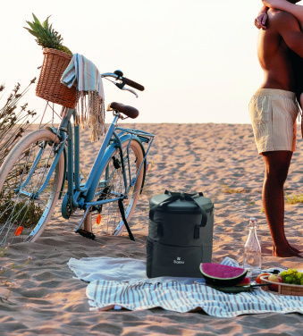 Logo trade promotional giveaways image of: Cooler rucksack 600D RPET