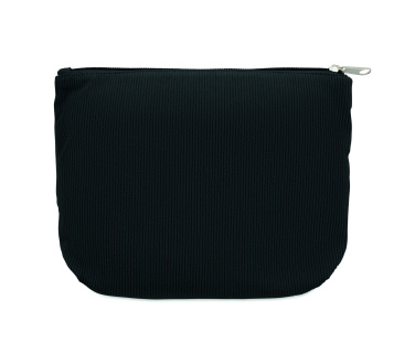 Logo trade business gifts image of: Corduroy cosmetic bag