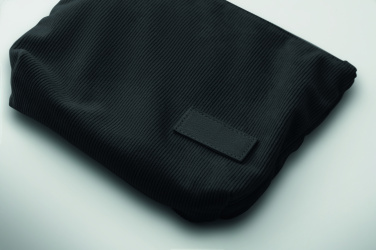 Logo trade promotional items image of: Corduroy cosmetic bag