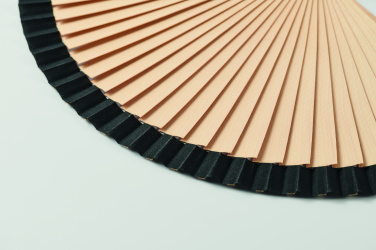 Logo trade promotional merchandise picture of: Wooden hand fan