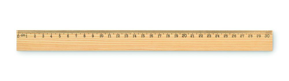 Logotrade corporate gift picture of: Wooden ruler 30cm