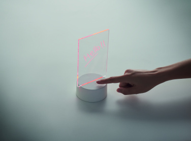 Logo trade promotional products image of: Light-up LED memo board
