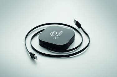 Logo trade corporate gift photo of: 100W retractable charging cable