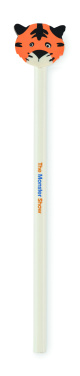 Logo trade promotional gifts image of: Wooden pencil in animal shape
