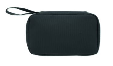 Logo trade promotional giveaway photo of: Toiletry bag 600D RPET
