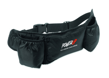 Logo trade promotional giveaways picture of: Sports waist bag 420D RPET