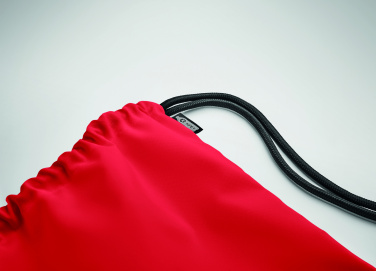 Logo trade promotional products picture of: Large drawstring bag 300D RPET