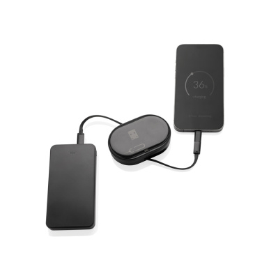 Logotrade promotional item image of: Chargevix RCS rplastic Multi-functional 60W charging set