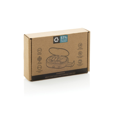 Logo trade advertising products picture of: Chargevix RCS rplastic Multi-functional 60W charging set