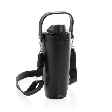 Logo trade promotional merchandise photo of: Avira Ayala RCS re-steel duosip lockable crossbody tumbler