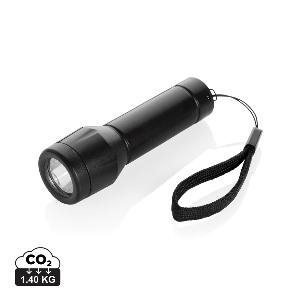 Logotrade promotional merchandise photo of: Flara RSC recycled plastic USB-rechargeable torch
