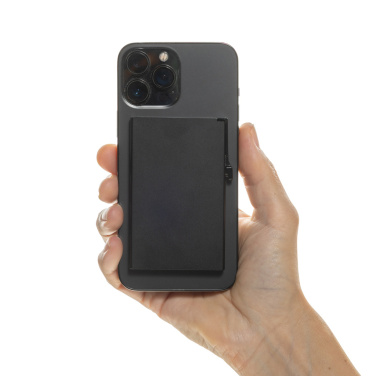 Logo trade promotional merchandise photo of: Standard aluminium RFID magnetic phone cardholder